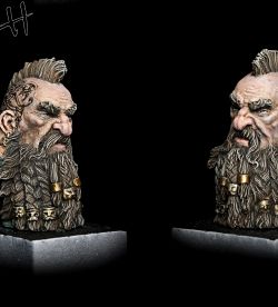 Asgrim Dwarf - Bust scale 1/10 - (2016)