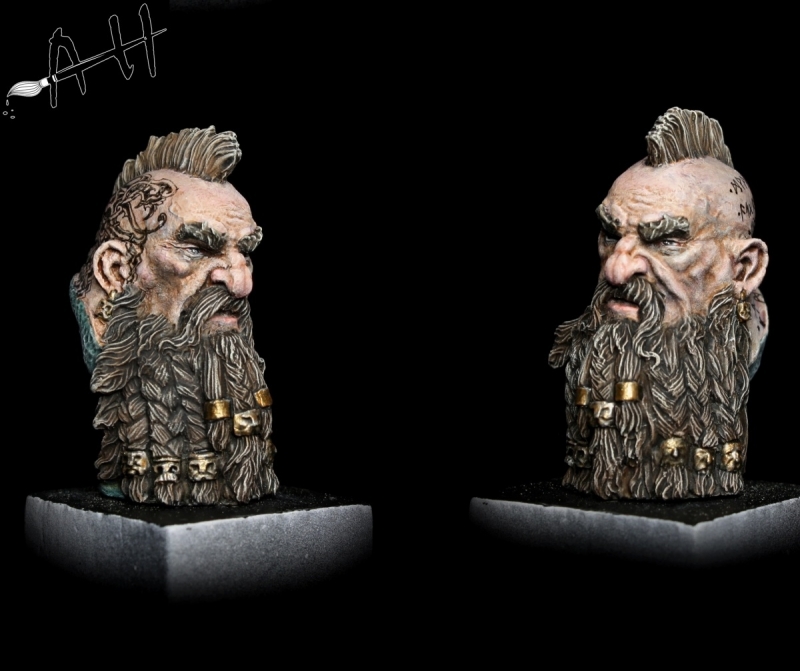 Asgrim Dwarf - Bust scale 1/10 - (2016)