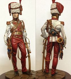 Trumpeteer Major of 2nd Lanciers Guard, France, 1811-13