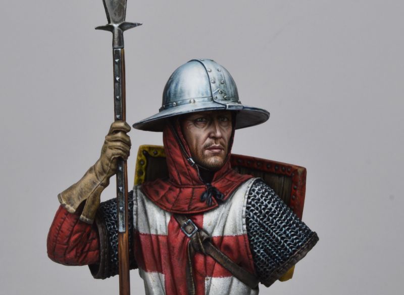 English Man-at-Arms, Crecy, 1346 by mmasclans · Putty&Paint