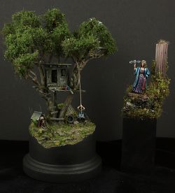 Toms’ treehouse - 1/87 scale