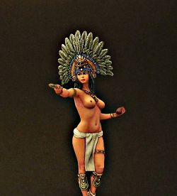 Priestess of the ancient Mayans.