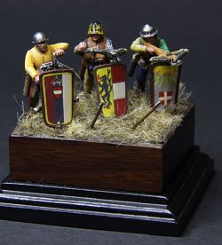 Medieval crossbowmen
