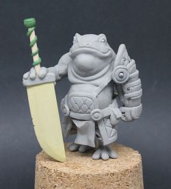 Samurai frog