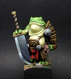 Samurai frog