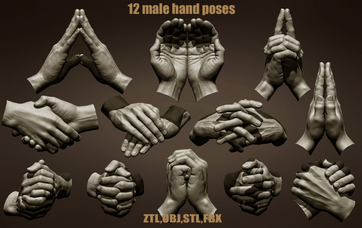 Different hand poses and their side views | Download Scientific Diagram
