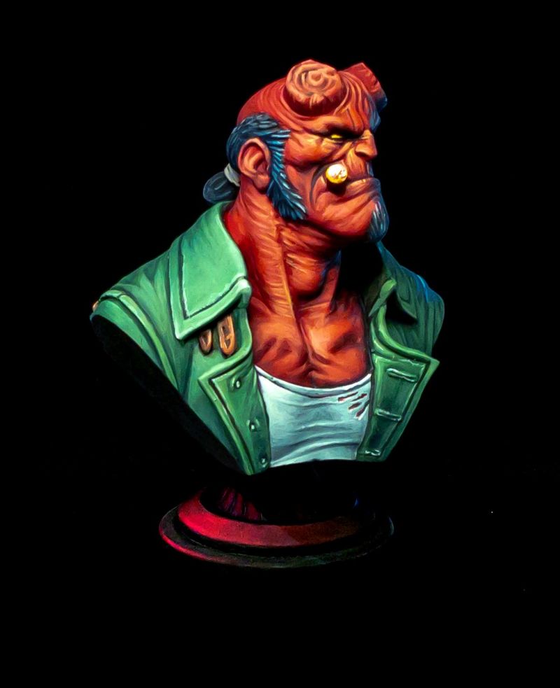 Hellboy Bust (sculpted by Doses3D)