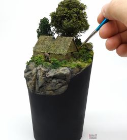 Under the shadow of the Oak diorama