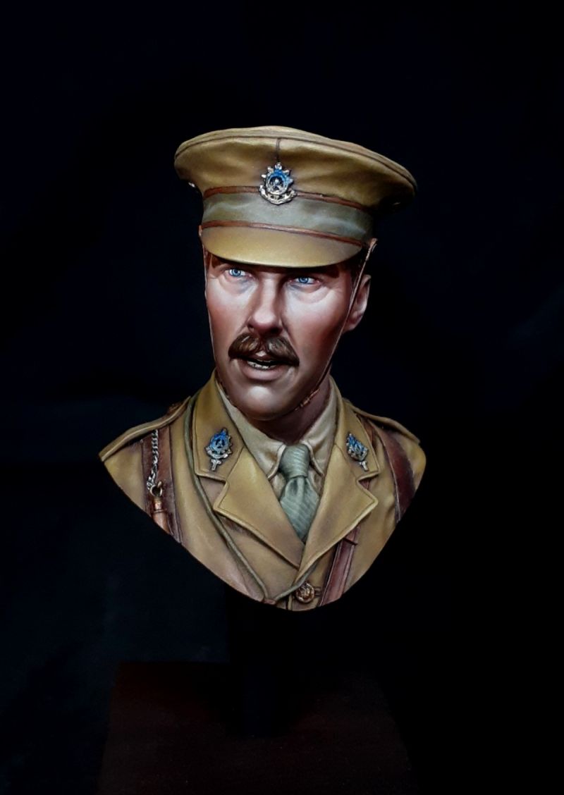 Major of British Calvary in WWI bust from Nuts Planet