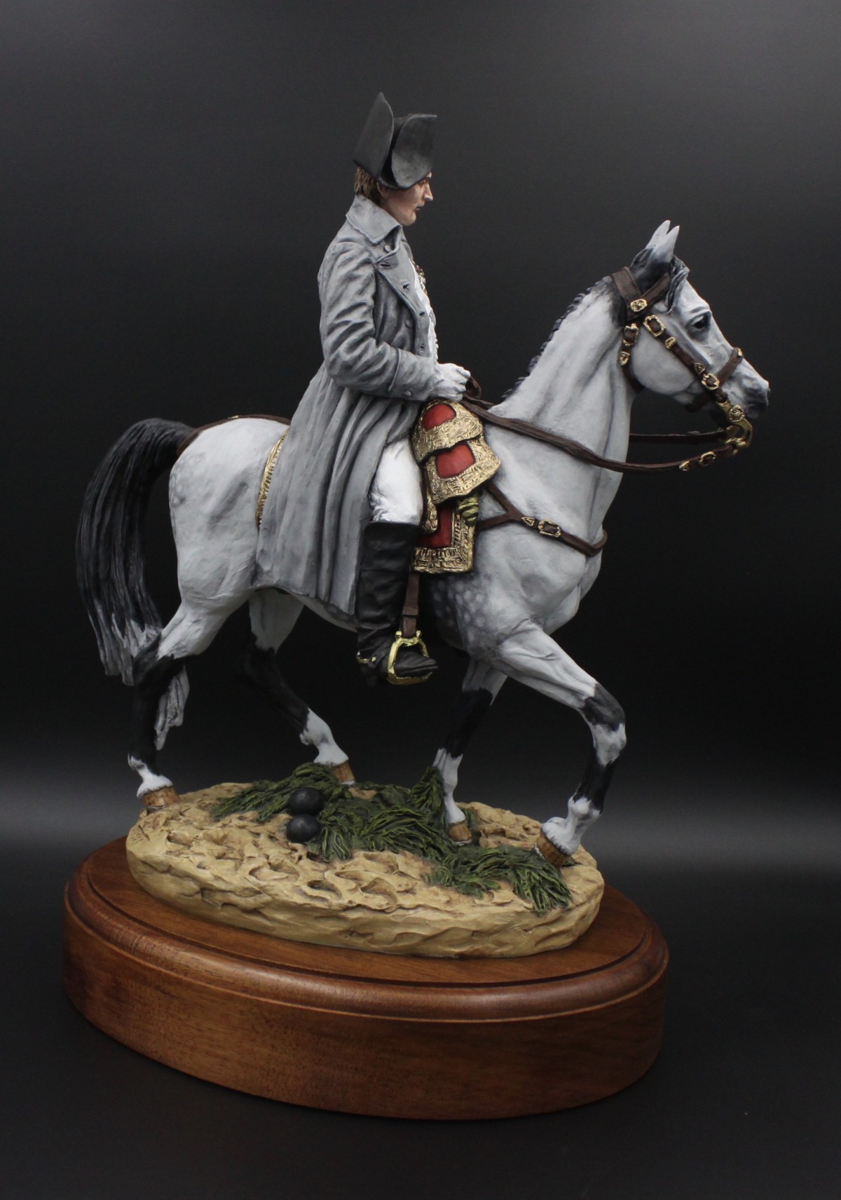 Self] Finished, 90mm sculpt in epoxy putty and polymer clay. Bedouin on  horseback. : r/Sculpture