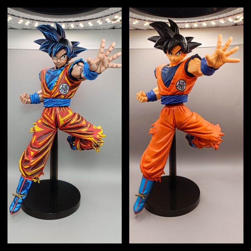 Son Goku repainted  2 dimentional mangastyle