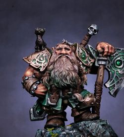 The Protector - 75mm Dwarf Warrior