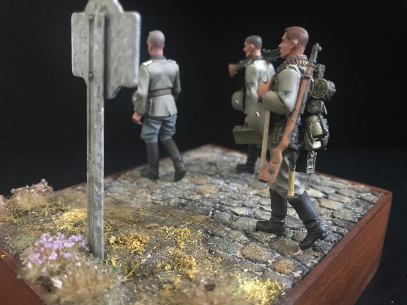 German Infantry Walking Set 2 by Andrea Miniatures