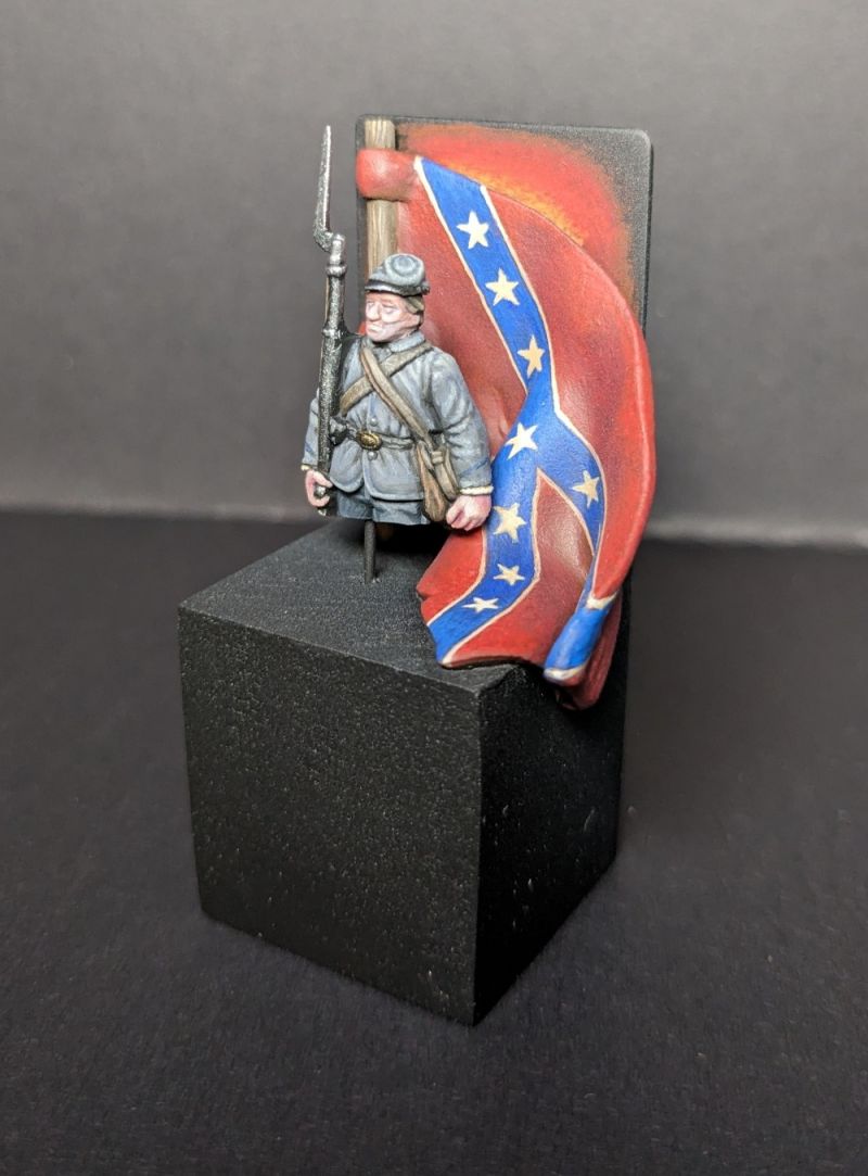 Confederate bust 32mm