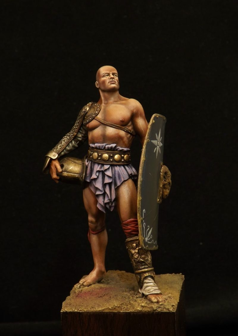 Roman Gladiator Secutor 75mm