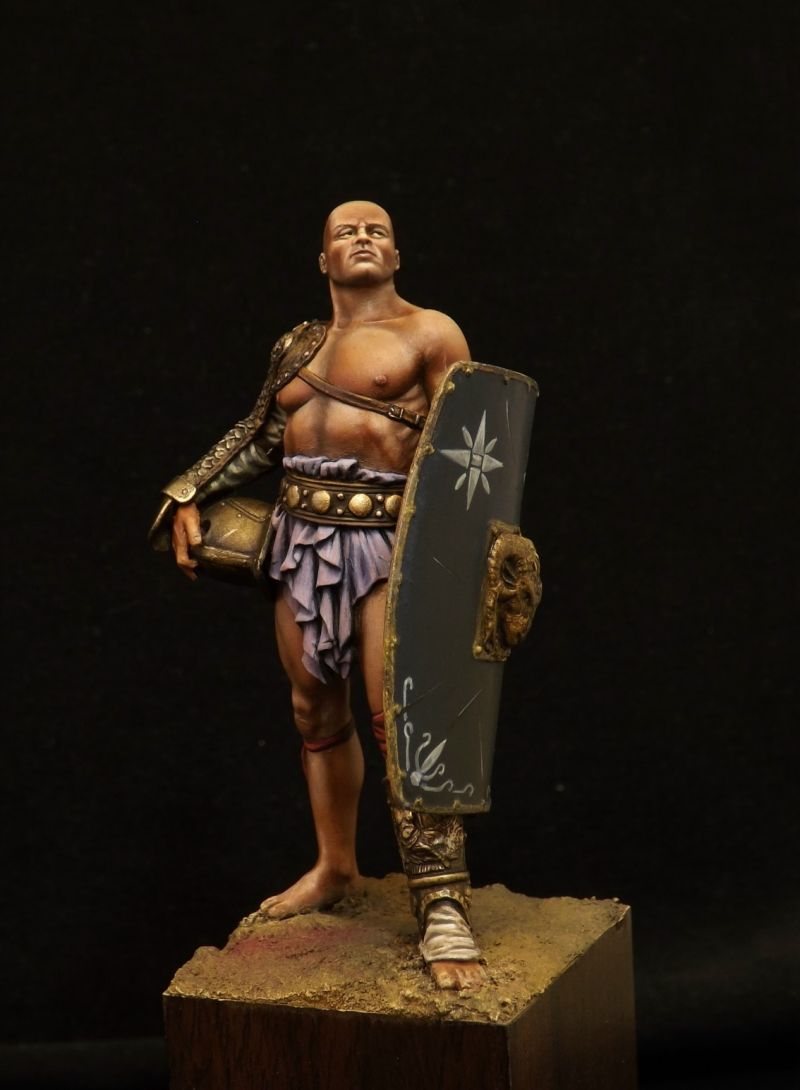 Roman Gladiator Secutor 75mm