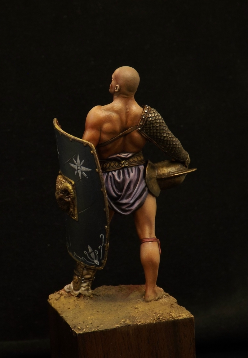 Roman Gladiator Secutor 75mm