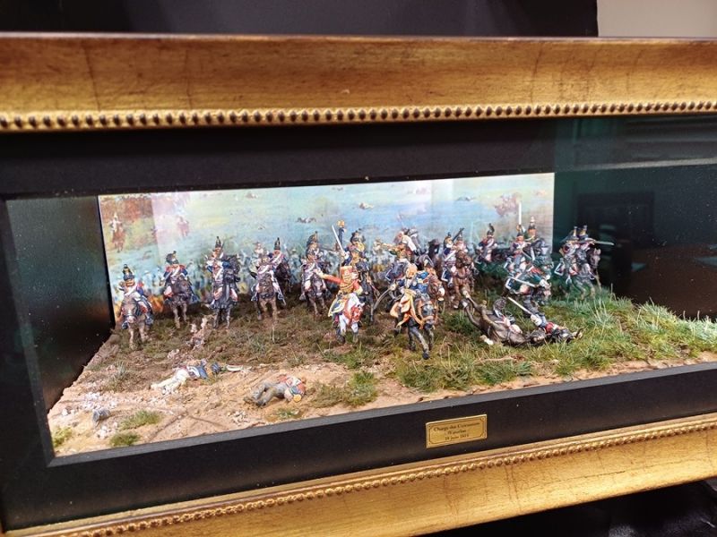 Charge des cuirassiers à Waterloo