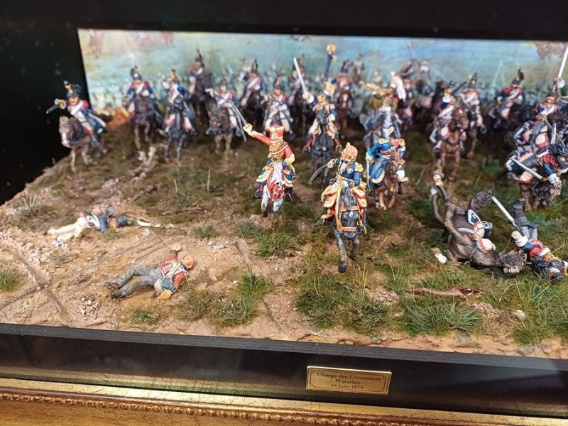 Charge des cuirassiers à Waterloo