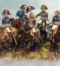 28 mm napoleonic french marshals and ADC