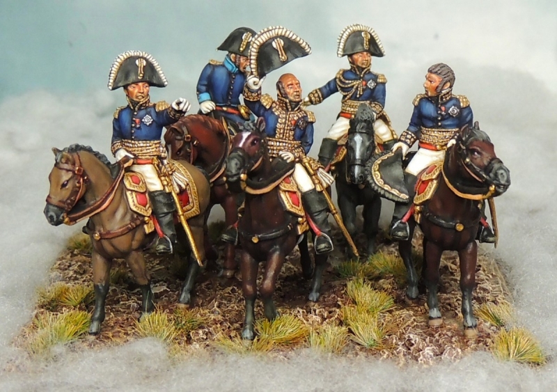 28 mm napoleonic french marshals and ADC