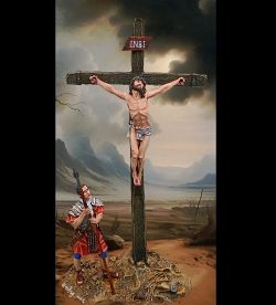 Crucifixion of Jesus diorama 54mm