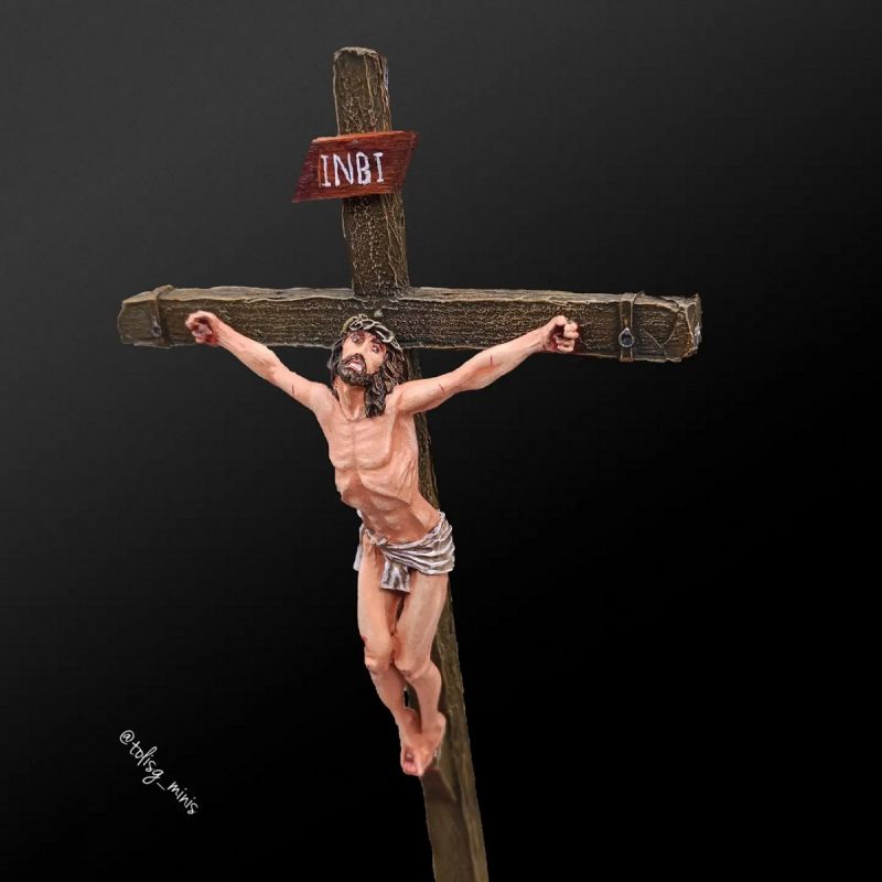 Crucifixion of Jesus diorama 54mm