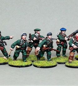 Rogers’ Rangers from Galloping Major miniatures