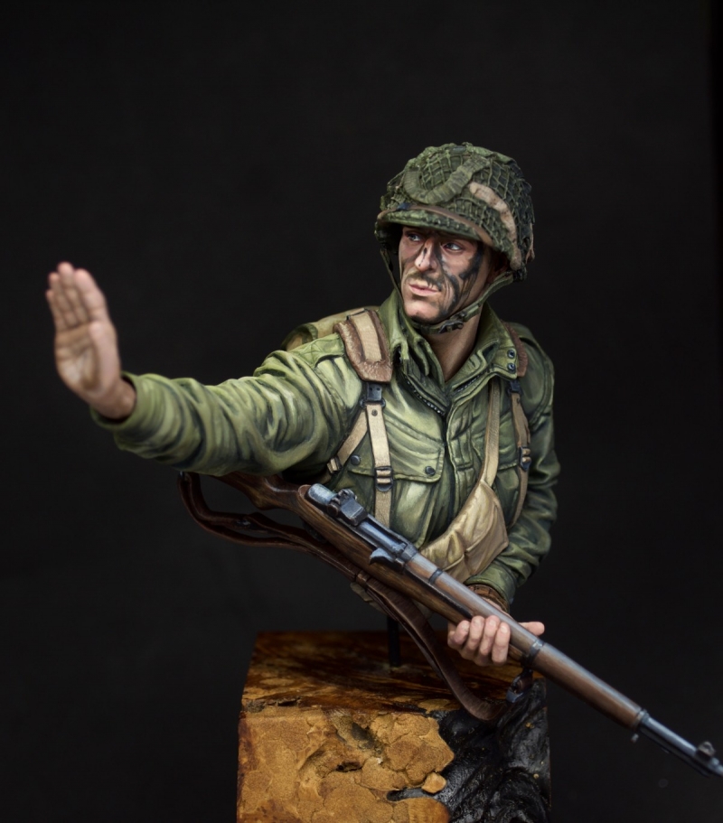 Young miniatures  US 101st AIRBORNE NORMANDY 1944  1/10bust