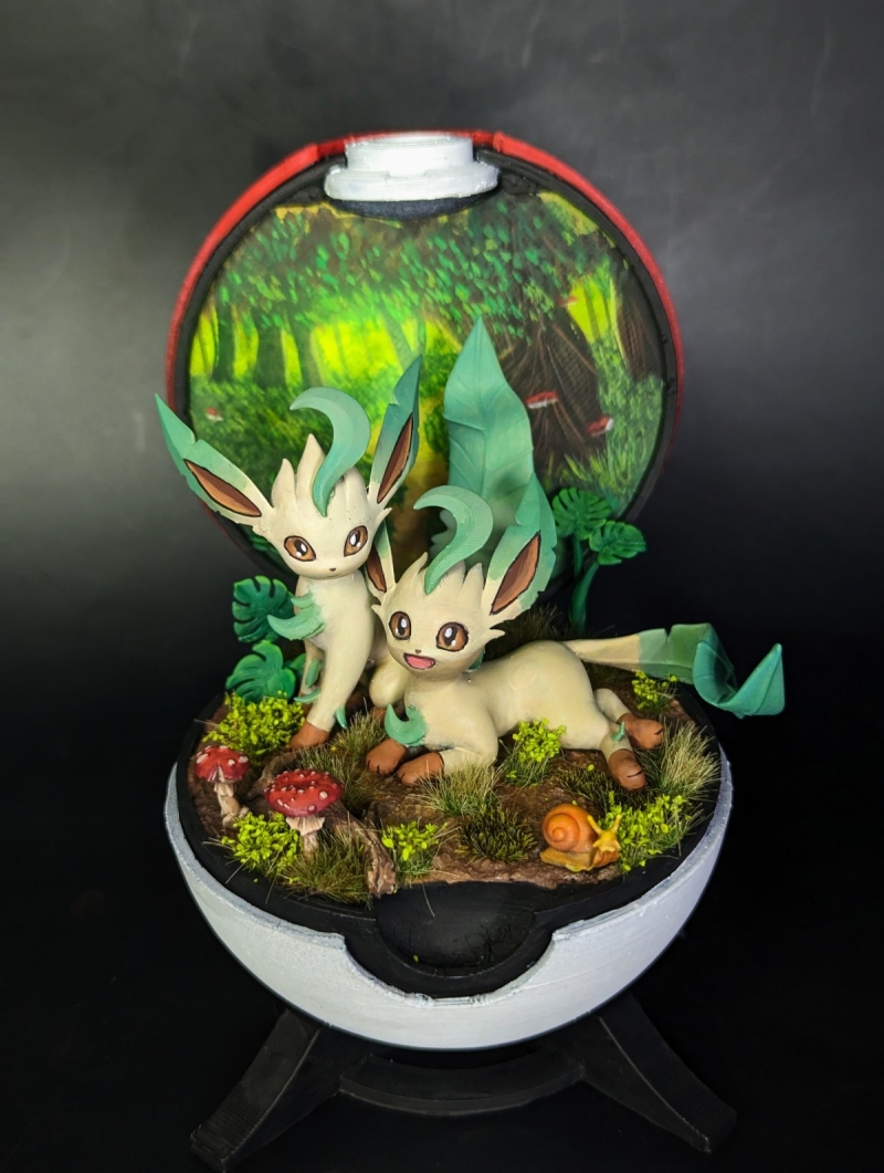 Collection of Pokeball terrarium