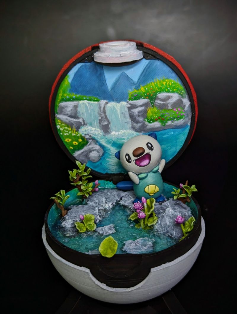 Collection of Pokeball terrarium