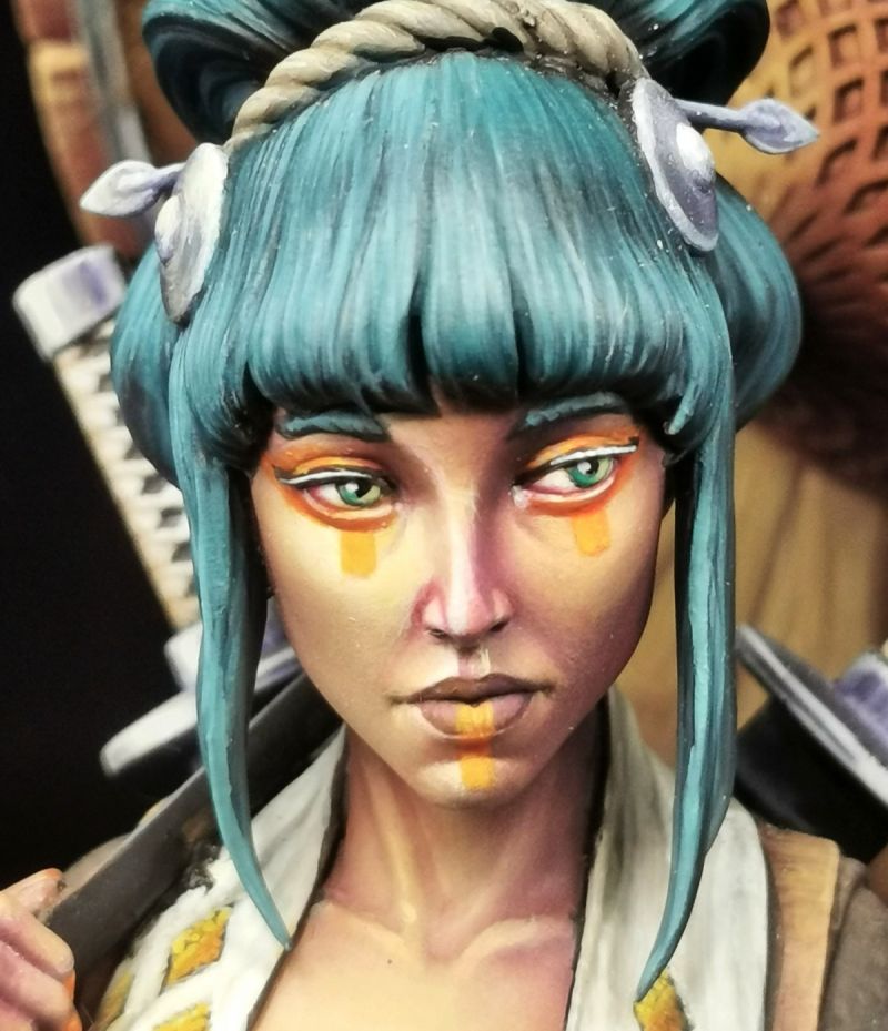 Sakura - Bust from BlackCrow Miniatures