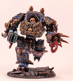 “Ossarion” Night Lords Contemptor Dreadnought, Warhammer universe