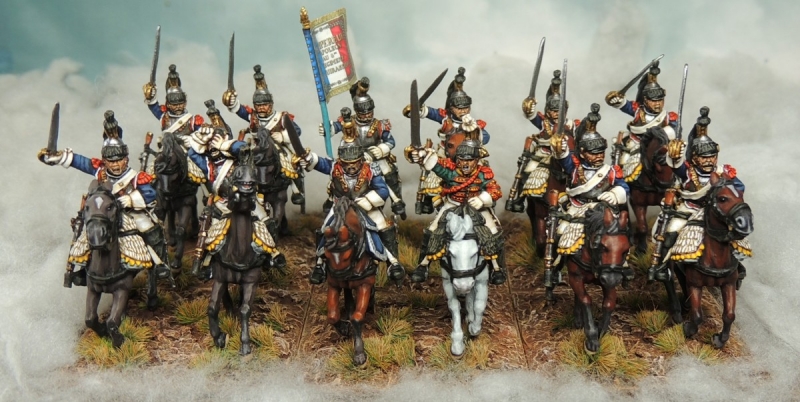 28 mm 8th regiment of french cuirassiers