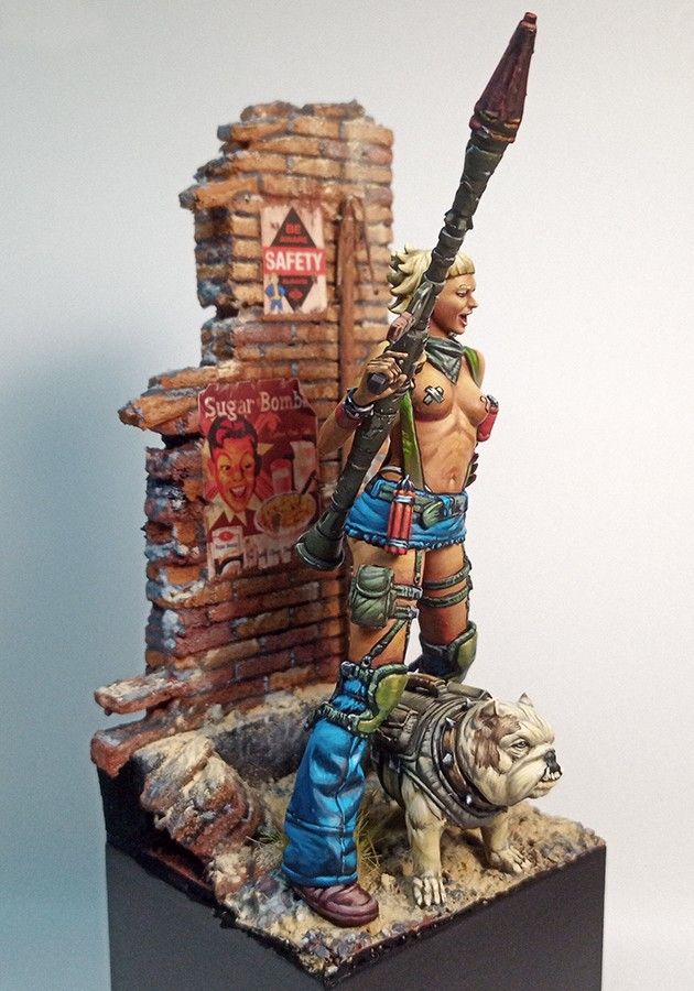 Raider Girl from Kuton Sculpts.