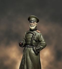 Captain of artillery Private russian army WW1  “coat variant romanovskipolushubok”