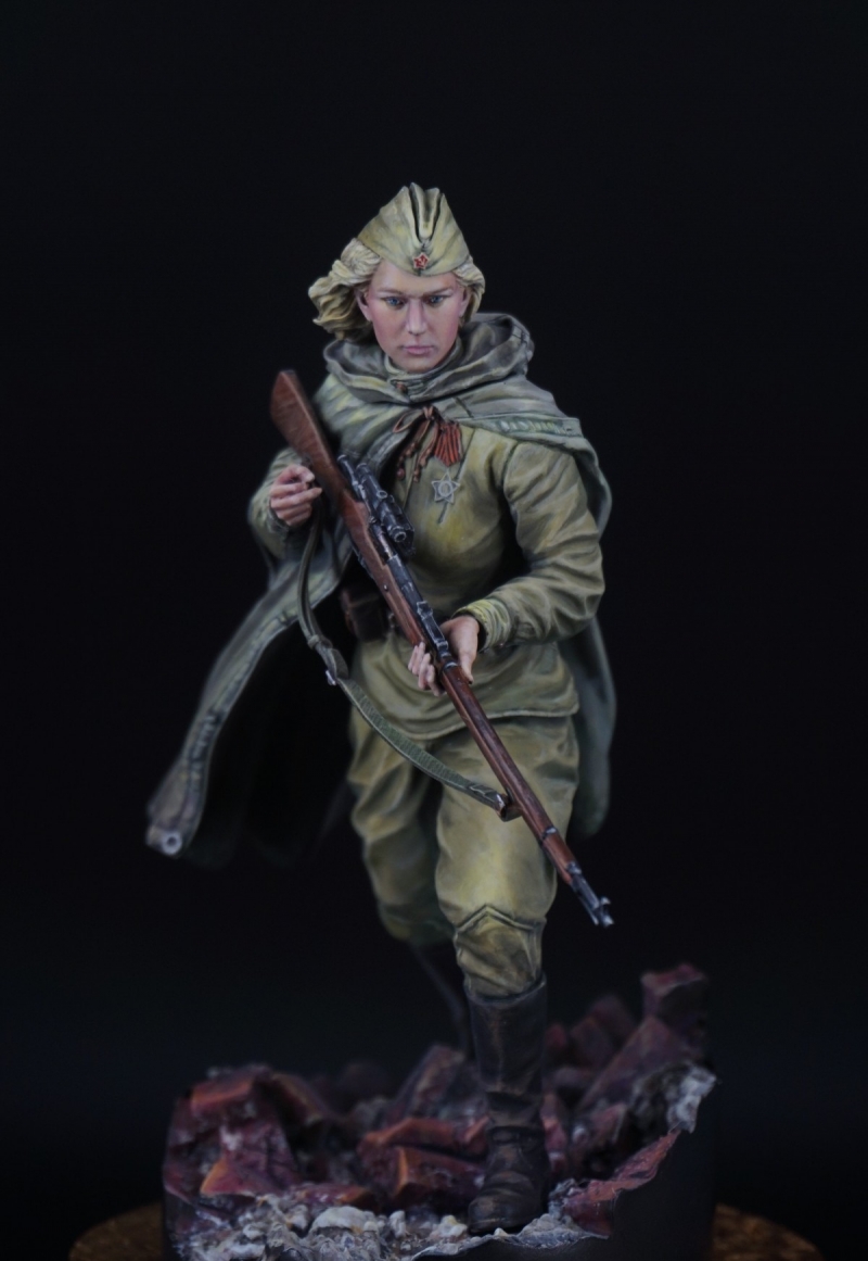 WW2 RED ARMY FEMALE SNIPER