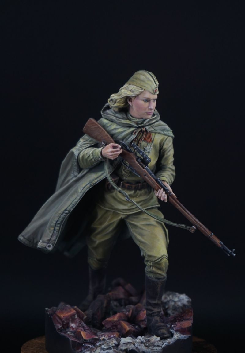 WW2 RED ARMY FEMALE SNIPER