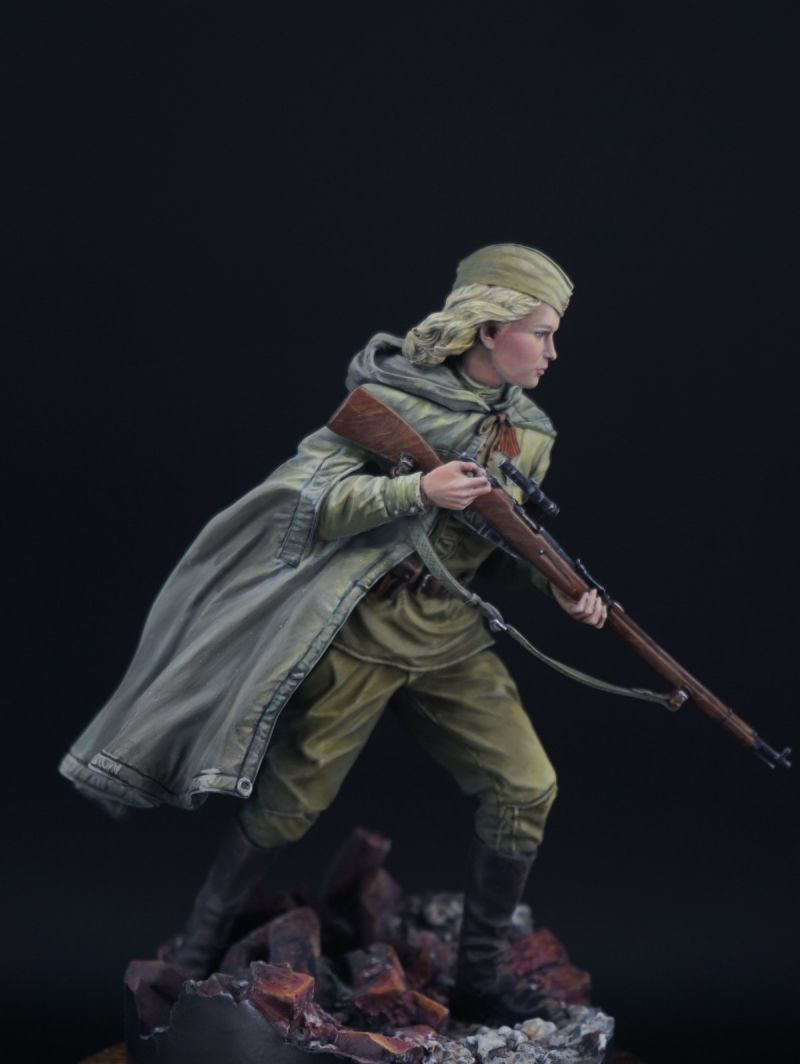 WW2 RED ARMY FEMALE SNIPER