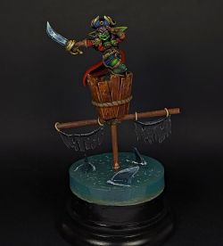 Captain Strap, goblin pirate