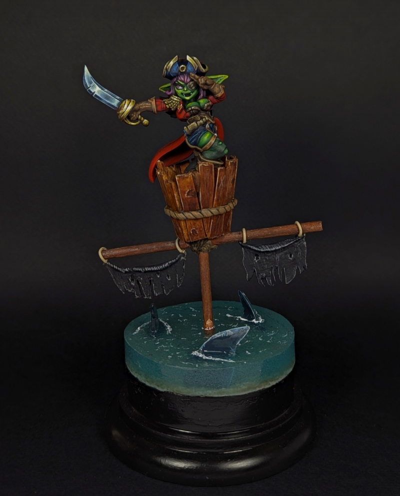 Captain Strap, goblin pirate