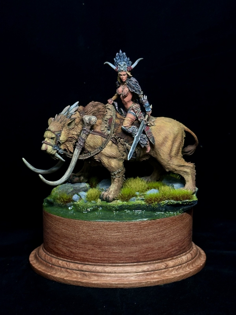 Tiger-riding warrior