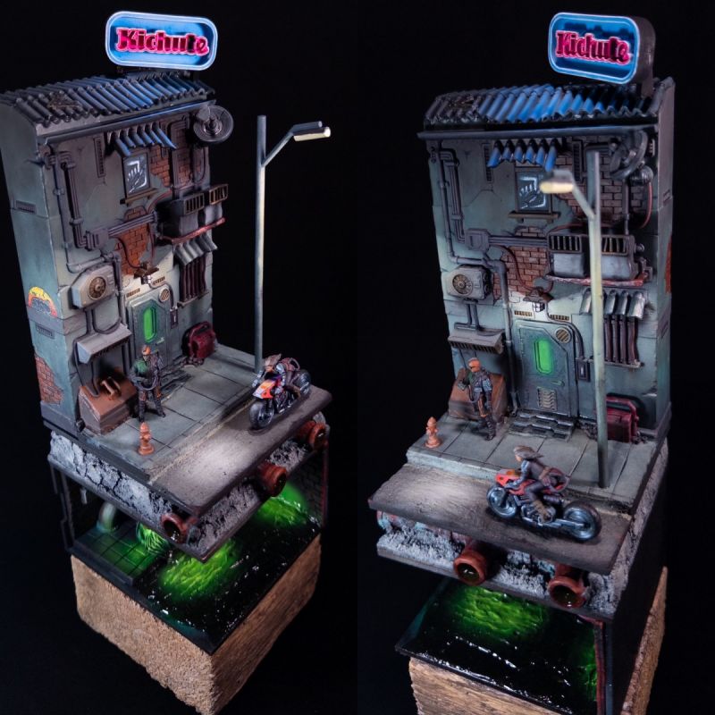 Cyberpunk Diorama