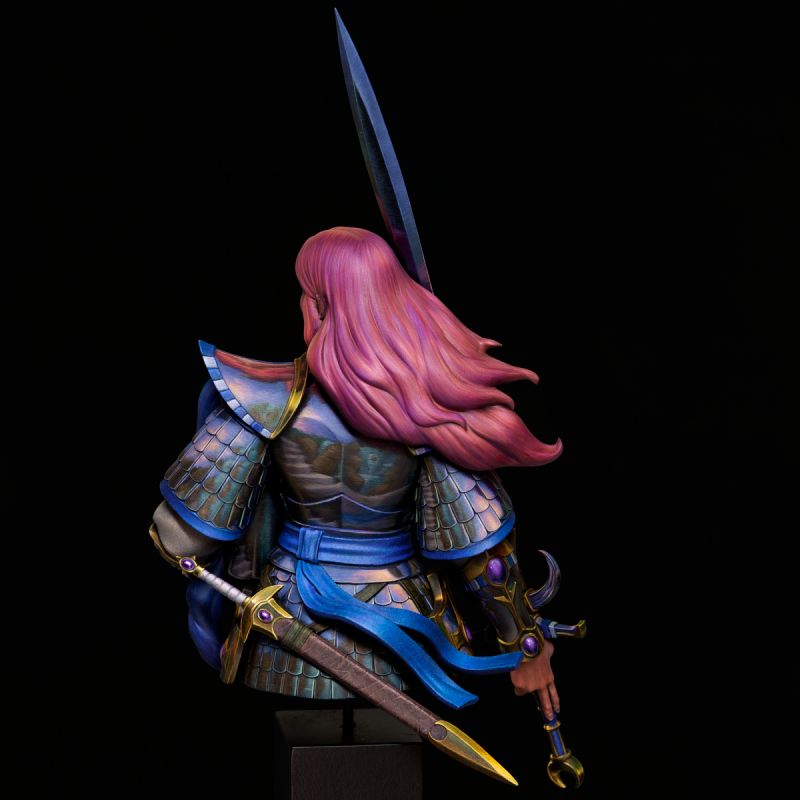 Swordmaster of Hoeth Bust - Sculpted by Alejandro Munoz