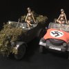 Pkw.K1 Kubelwagen Type 82 w/Blond Girl’s Figure by Hasegawa