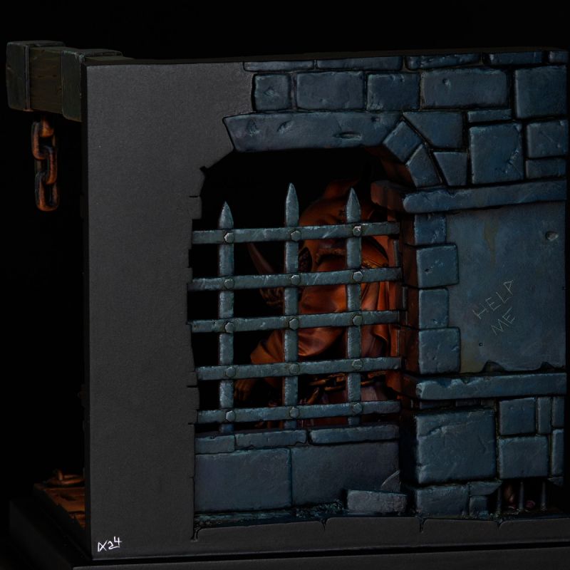 Dungeon Keeper Box Art - Original Art by Justin Gerard Sculpted by Alejandro Munoz