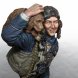 Life miniatures The pilot and the puppy