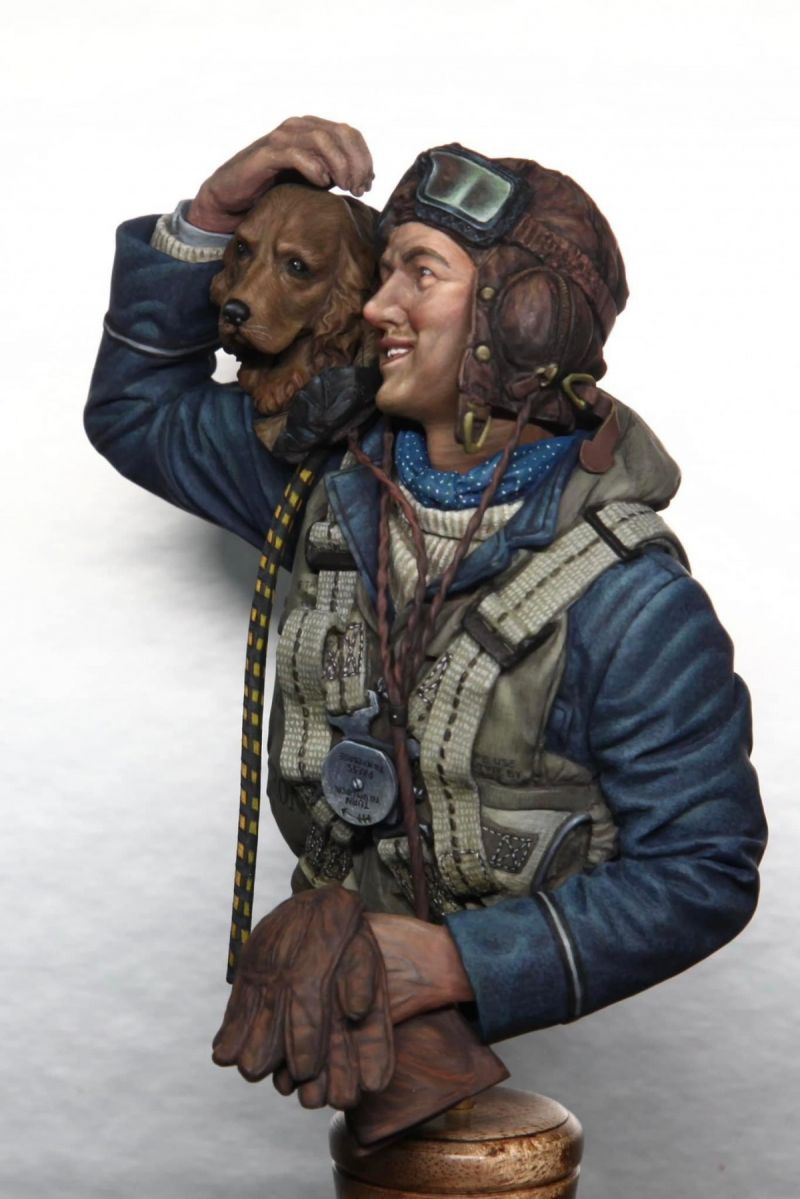 Life miniatures The pilot and the puppy