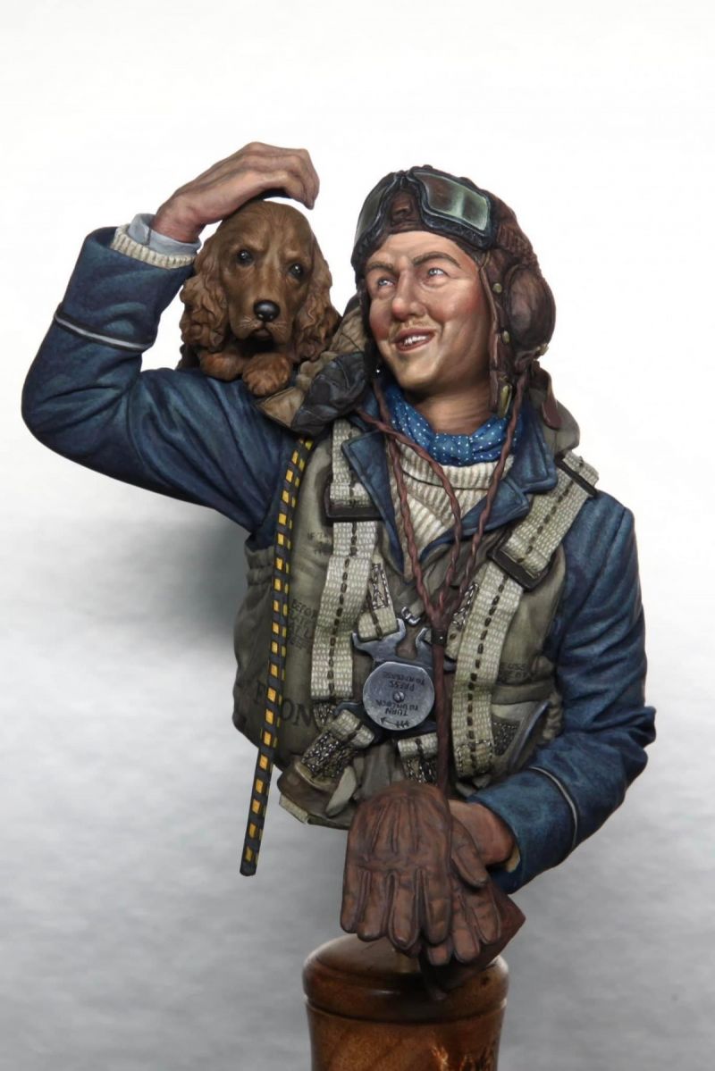 Life miniatures The pilot and the puppy