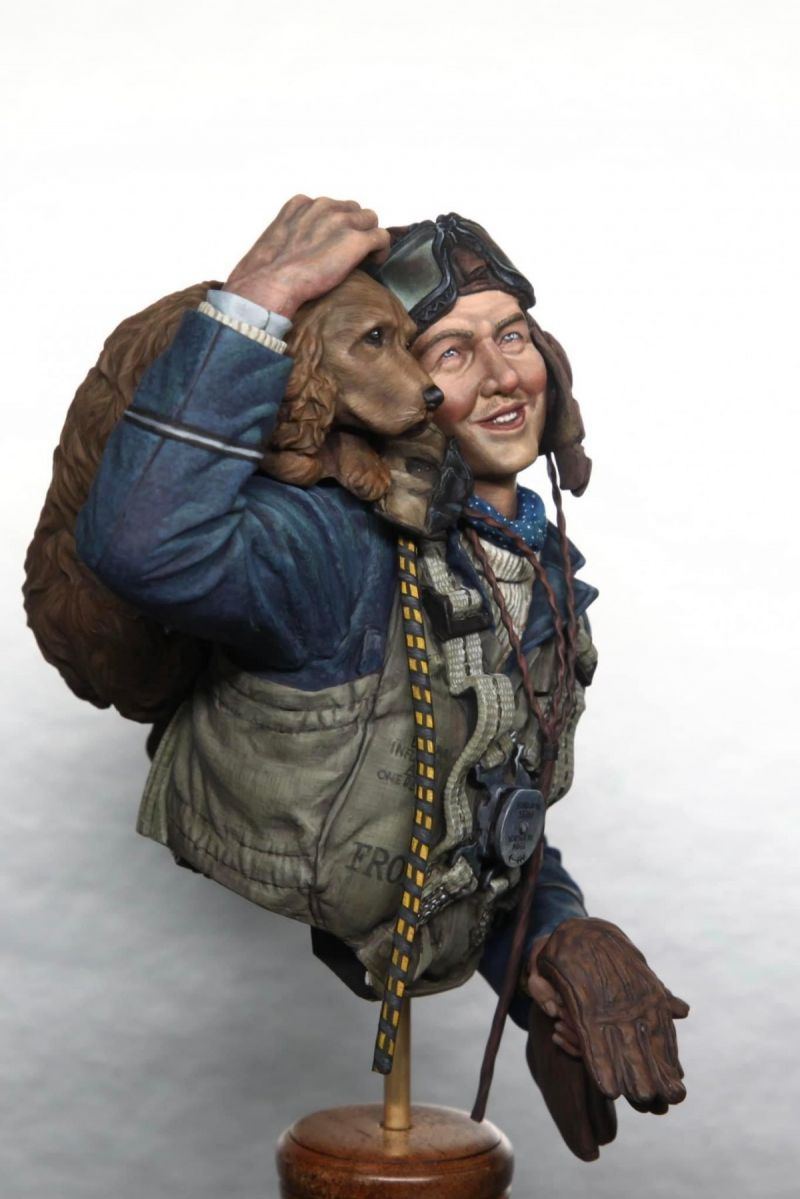 Life miniatures The pilot and the puppy